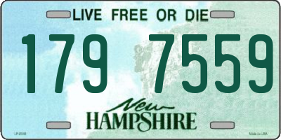 NH license plate 1797559