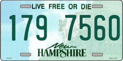 NH license plate 1797560