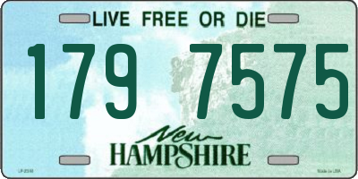 NH license plate 1797575