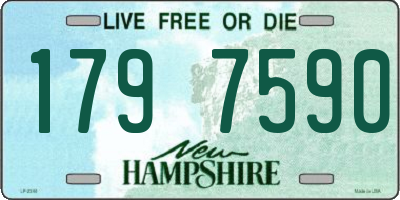 NH license plate 1797590
