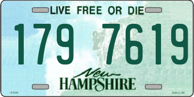 NH license plate 1797619