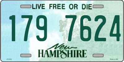 NH license plate 1797624