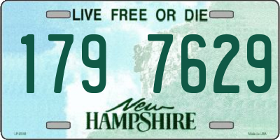 NH license plate 1797629