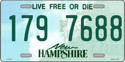 NH license plate 1797688