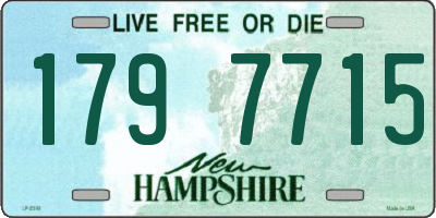 NH license plate 1797715