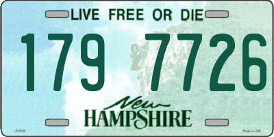 NH license plate 1797726