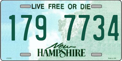 NH license plate 1797734