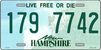 NH license plate 1797742