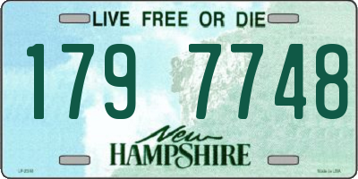 NH license plate 1797748