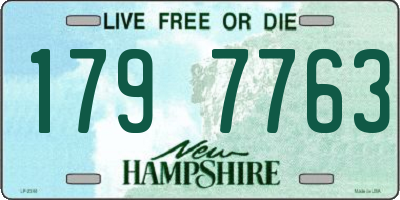 NH license plate 1797763