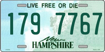 NH license plate 1797767