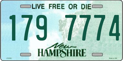 NH license plate 1797774