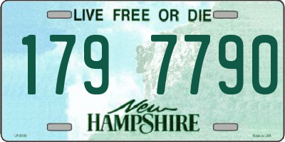 NH license plate 1797790