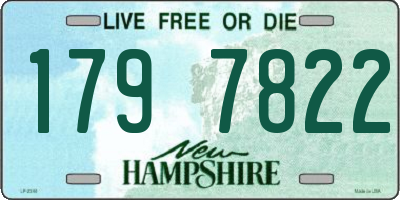 NH license plate 1797822