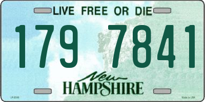 NH license plate 1797841