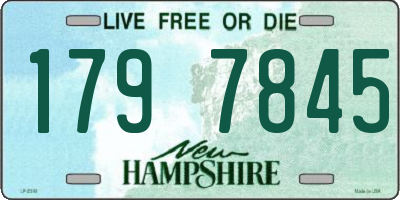 NH license plate 1797845