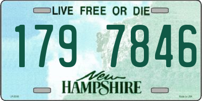 NH license plate 1797846