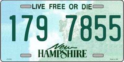 NH license plate 1797855