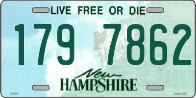 NH license plate 1797862