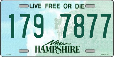 NH license plate 1797877