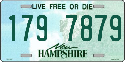 NH license plate 1797879