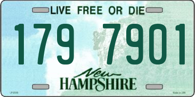 NH license plate 1797901