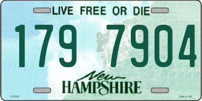 NH license plate 1797904