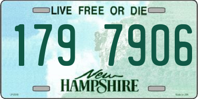 NH license plate 1797906