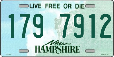 NH license plate 1797912