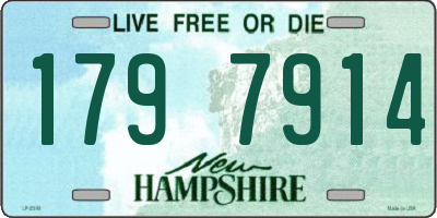 NH license plate 1797914