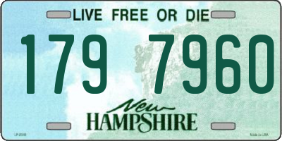 NH license plate 1797960