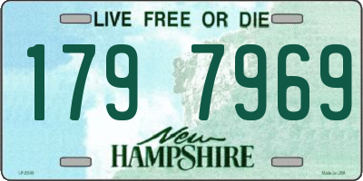 NH license plate 1797969