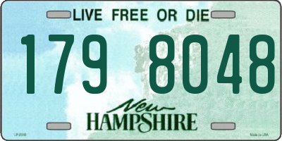 NH license plate 1798048