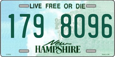 NH license plate 1798096