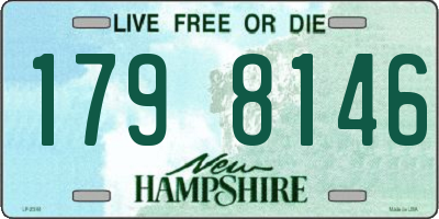 NH license plate 1798146