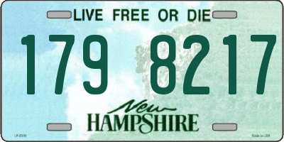 NH license plate 1798217