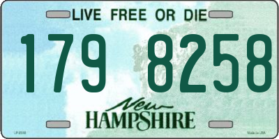 NH license plate 1798258