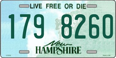 NH license plate 1798260