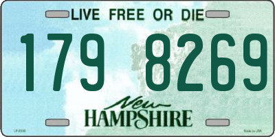 NH license plate 1798269