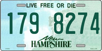 NH license plate 1798274