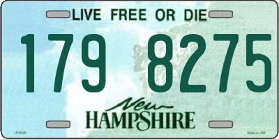 NH license plate 1798275