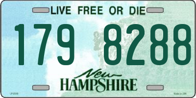 NH license plate 1798288