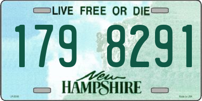 NH license plate 1798291