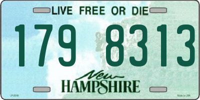 NH license plate 1798313