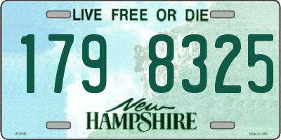 NH license plate 1798325