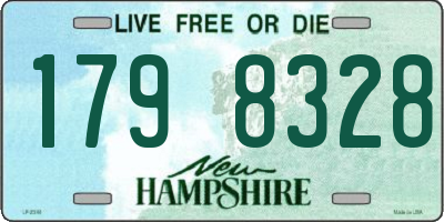 NH license plate 1798328