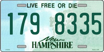 NH license plate 1798335