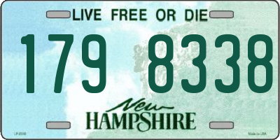 NH license plate 1798338
