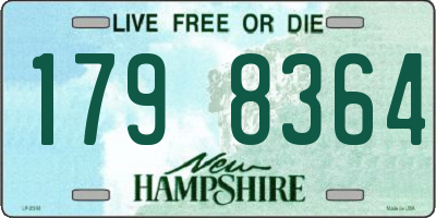 NH license plate 1798364