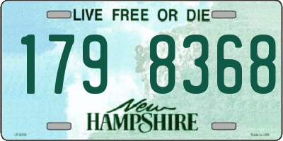 NH license plate 1798368